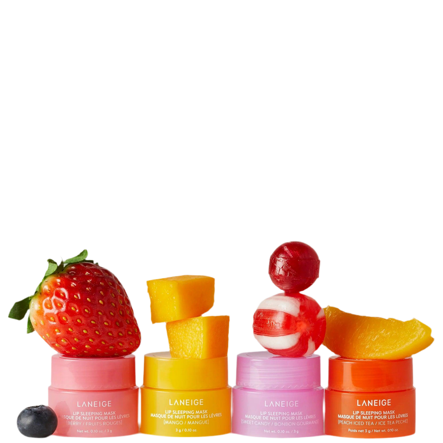 Coffret masques nuit lèvres (Dreamy lip) 4pcs - LANEIGE