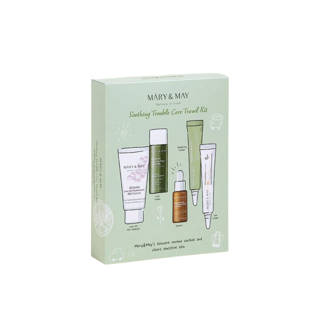 Coffret Purifiant apaisant voyage 5pcs - MARY&MAY