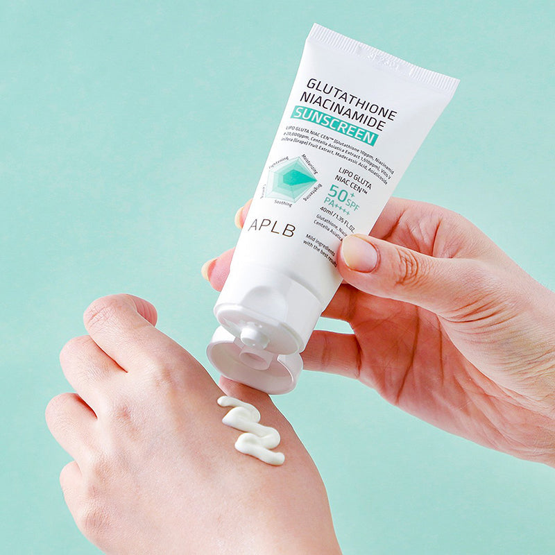 Crème Solaire éclaircissante Niacinamide Gluthanion SPF50+ PA++++ - APLB