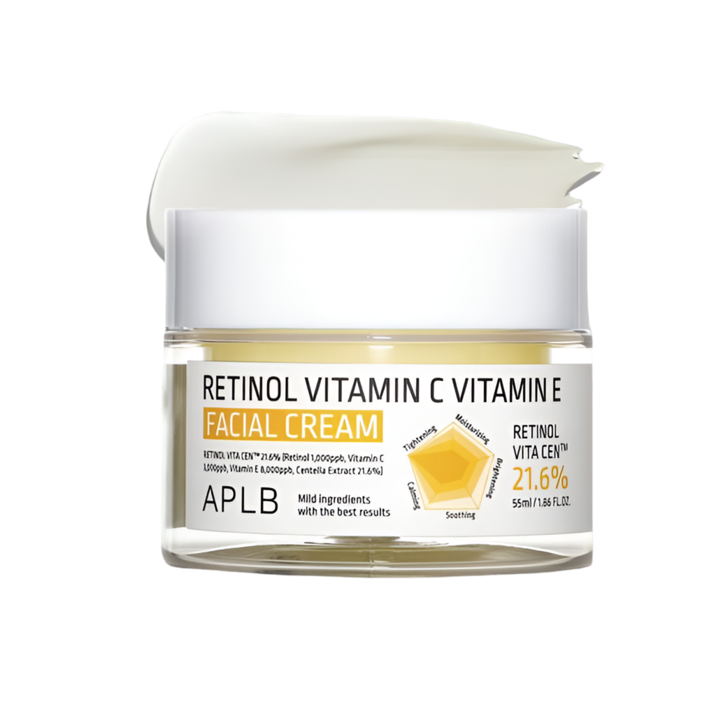 Crème hydratante éclat Rétinol + Vitamine C et E - APLB