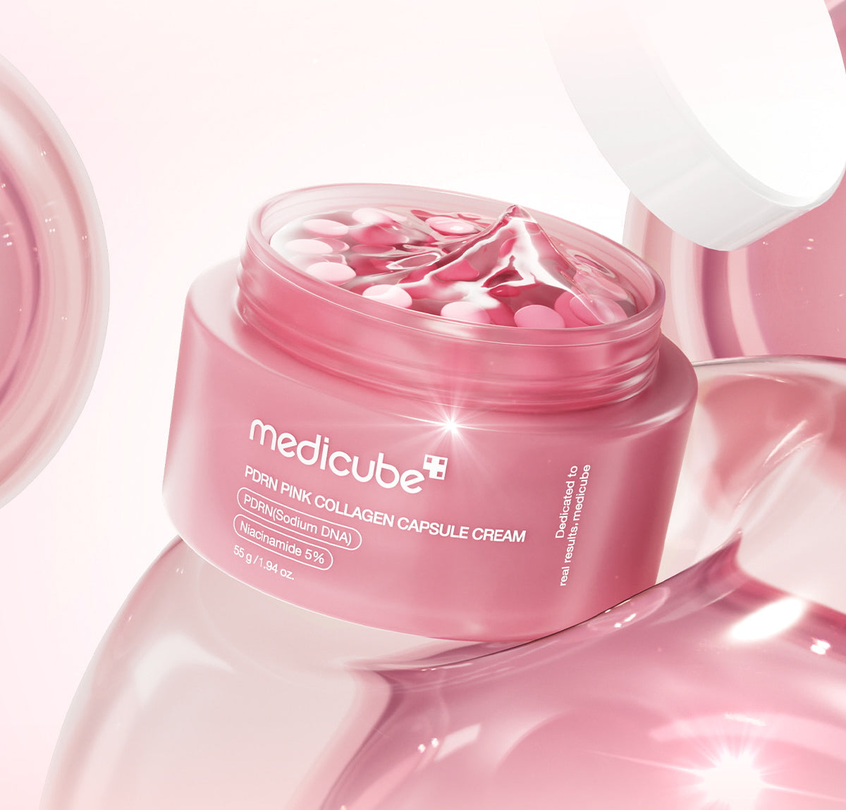 Crème Pink Collagen capsules PDRN - MEDICUBE