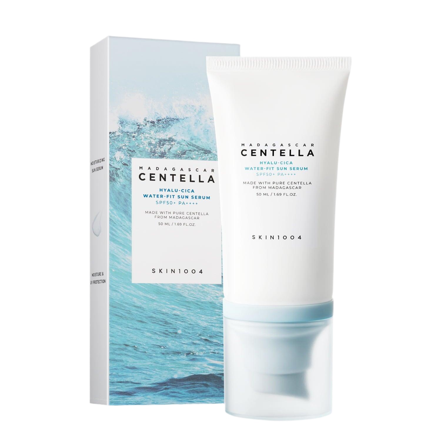 Crème hydratante Hyalu-Cica Water-fit sun serum SPF50 - SKIN1004