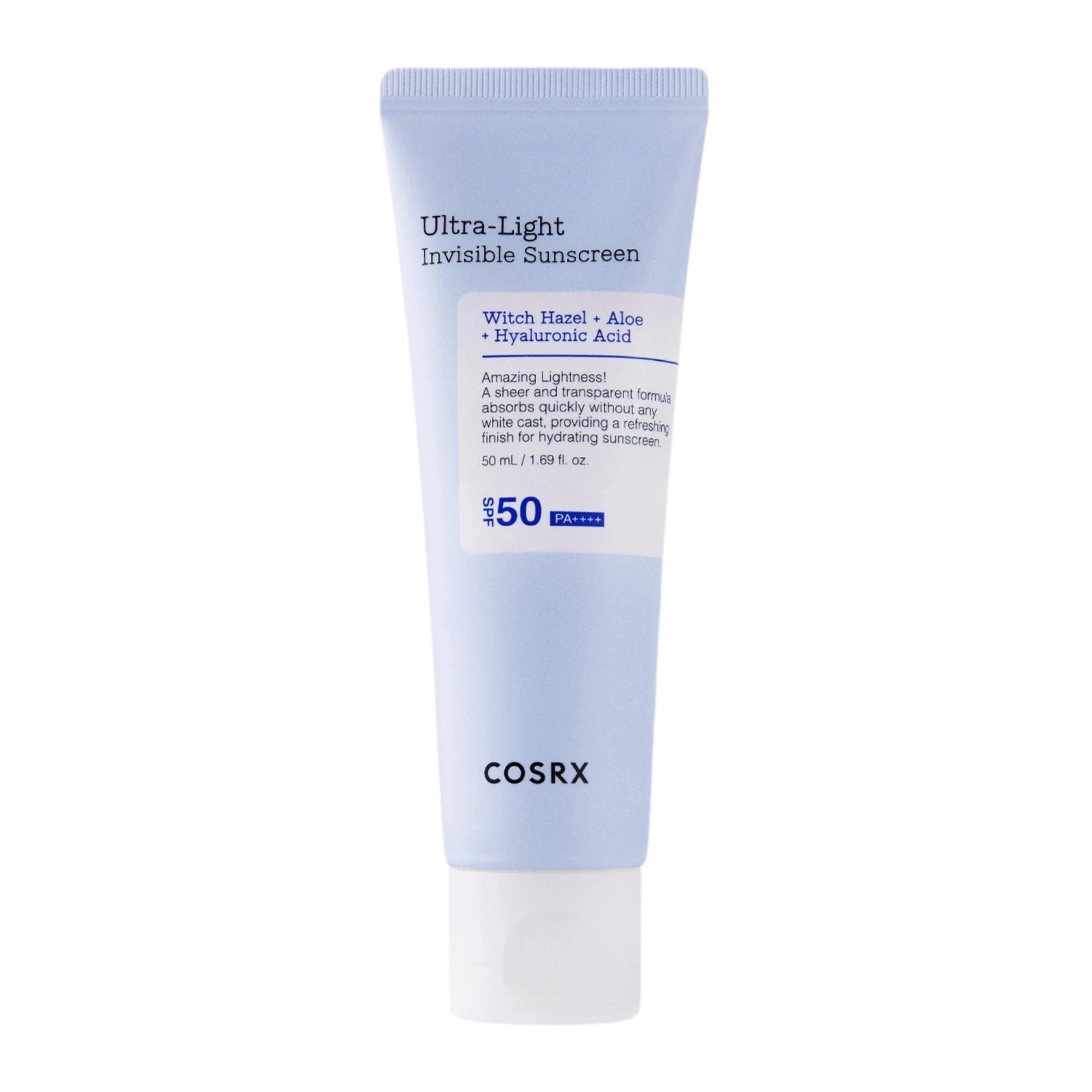 Crème solaire Ultra-Light Invisible SPF50 PA++++ - COSRX