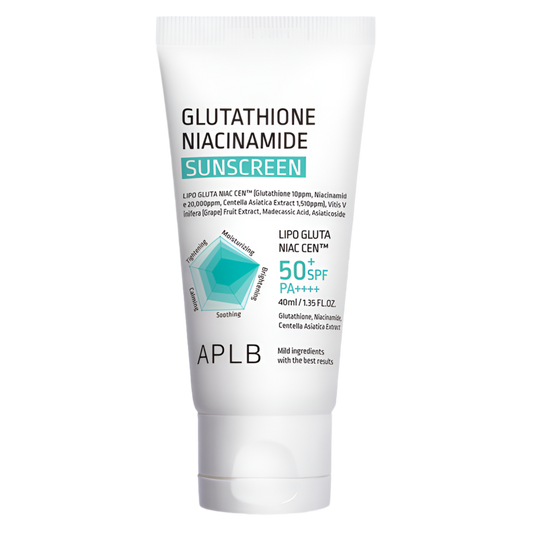 Crème Solaire éclaircissante Niacinamide Gluthanion SPF50+ PA++++ - APLB
