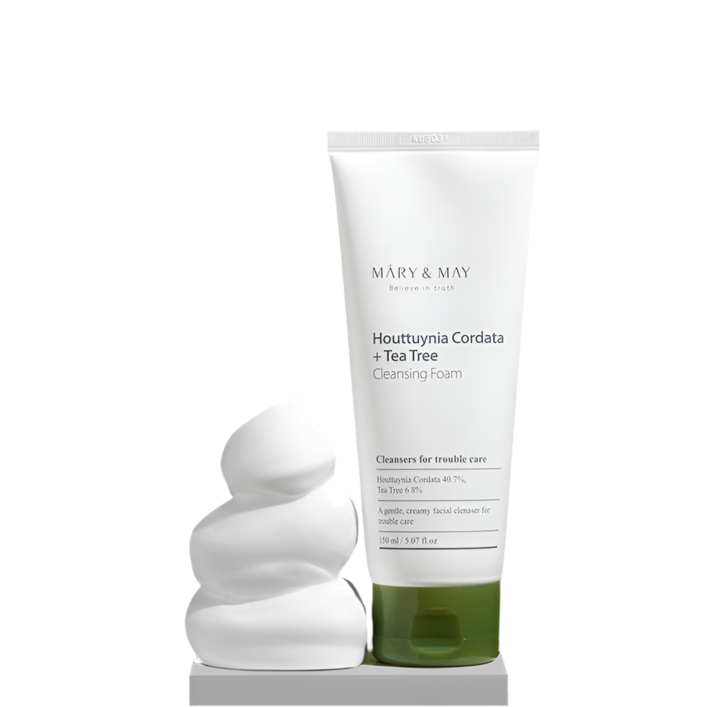 Mousse nettoyante purifiante Tea tree + Houttuynia Cordata - Mary&May