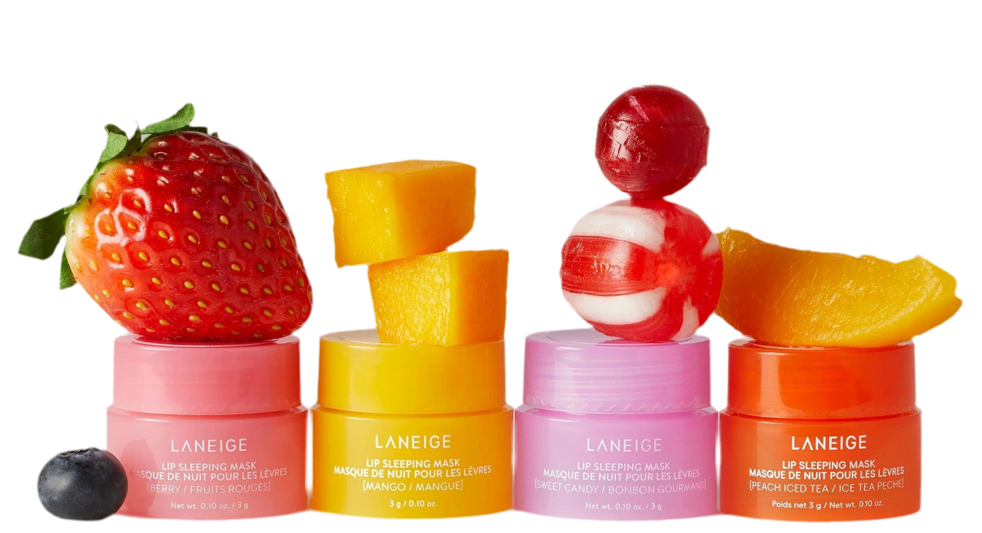Coffret masques nuit lèvres de rêve  4pcs - LANEIGE