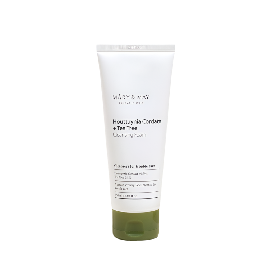 Mousse nettoyante purifiante Tea tree + Houttuynia Cordata - Mary&May