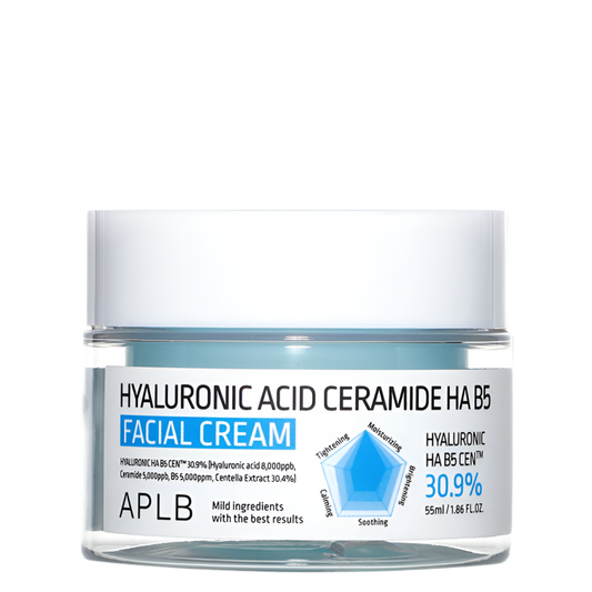 Crème hydratante acide hyaluronique ceramides HA B5 centella - APLB