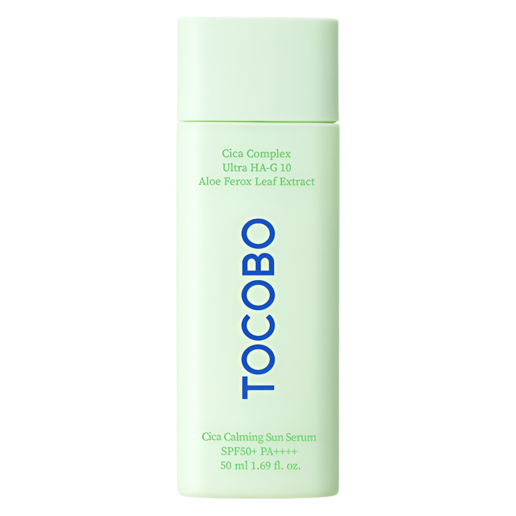 Fluide solaire apaisant au Cica SPF50+ PA++++ - TOCOBO
