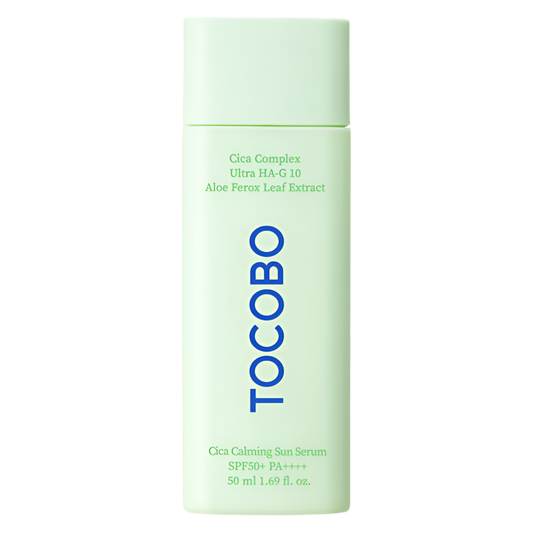 Fluide solaire apaisant au Cica SPF50+ PA++++ - TOCOBO