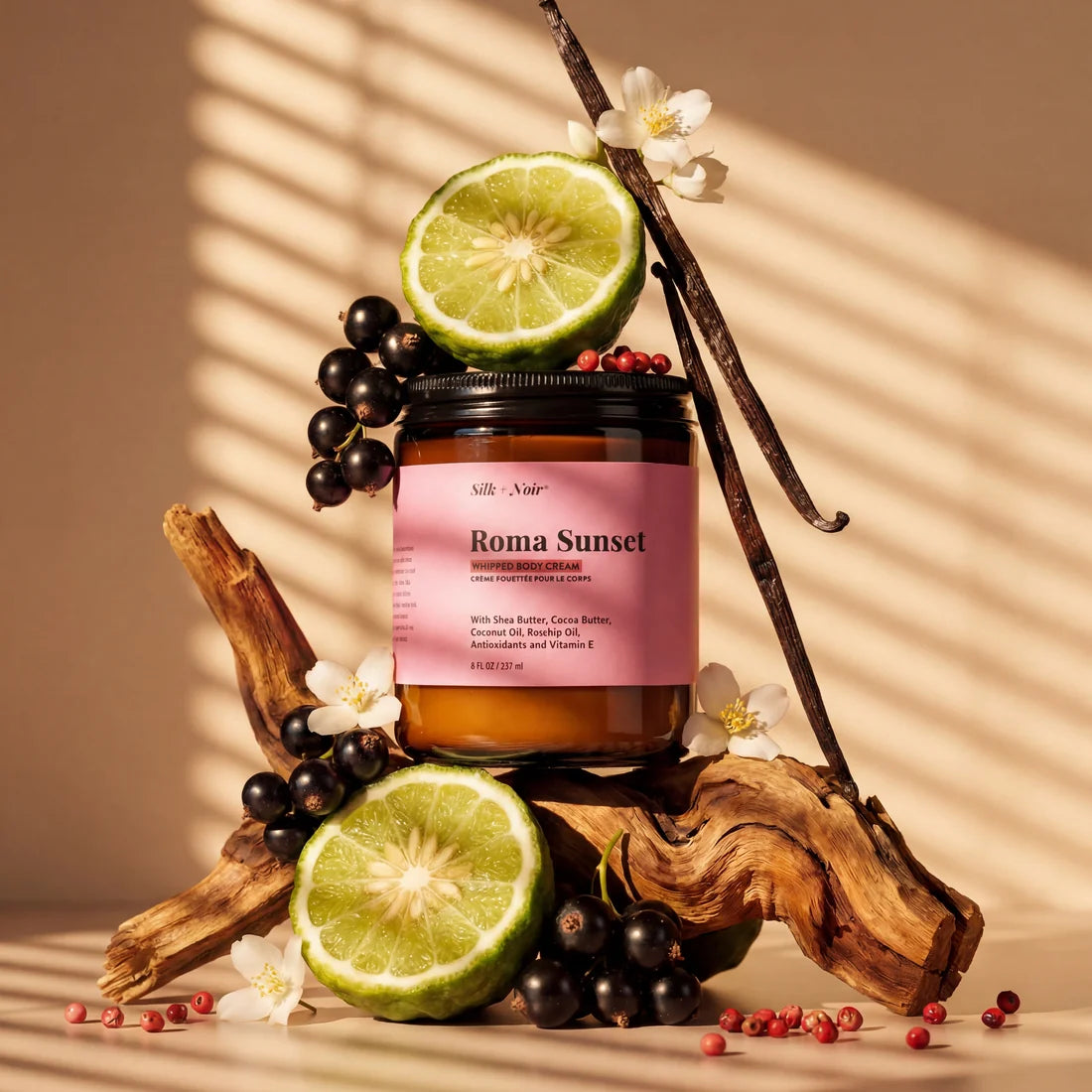 Crème fouettée parfumée corps - SILK&NOIR